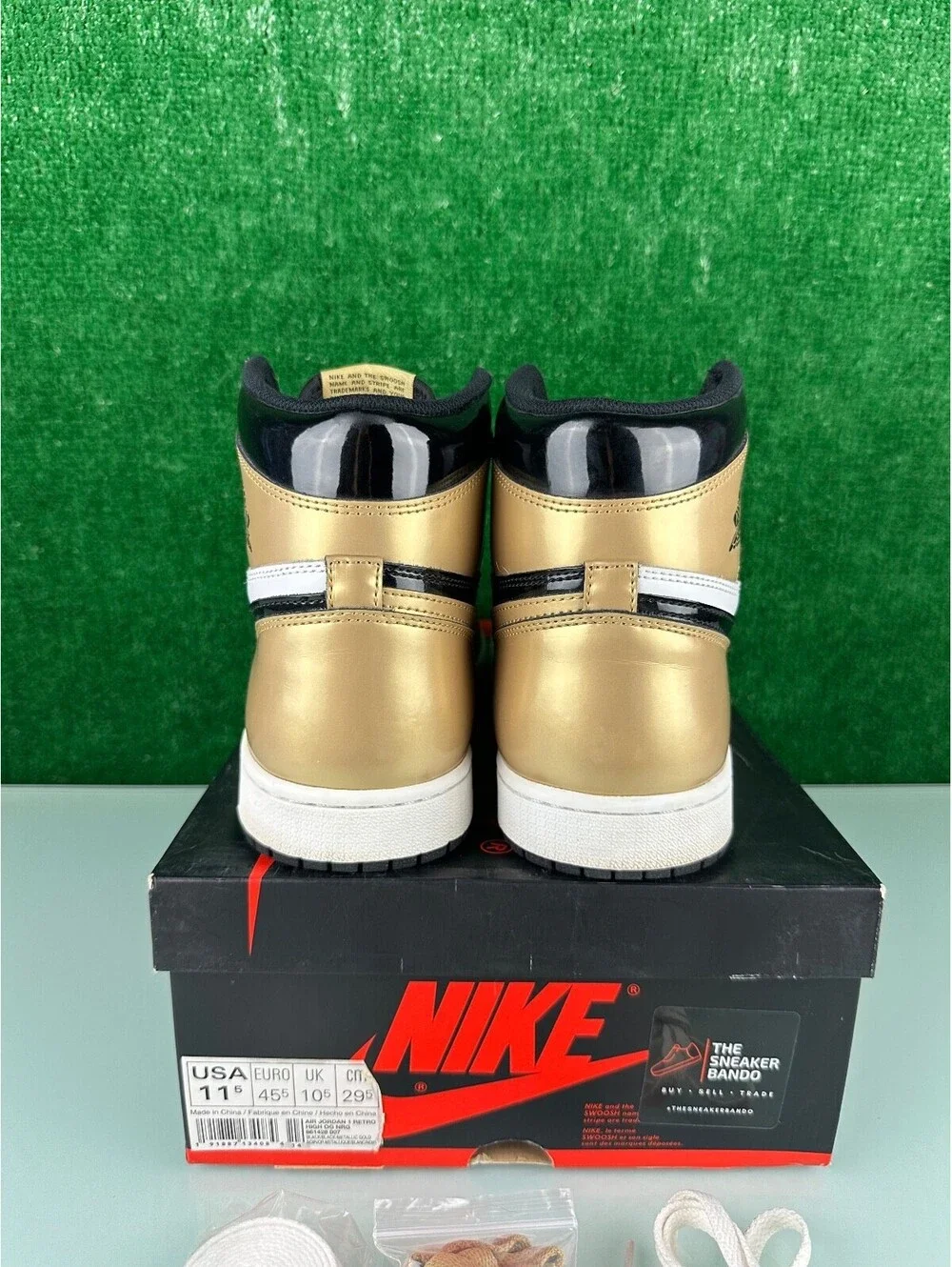 Size 11.5 - Air Jordan 1 Retro OG NRG High Gold Toe (CLEAN!)